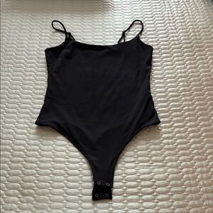 Z Supply Black Spaghetti Strap Bodysuit